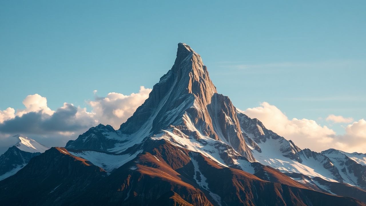 Brilliant Matterhorn Pyramid Peak Drama