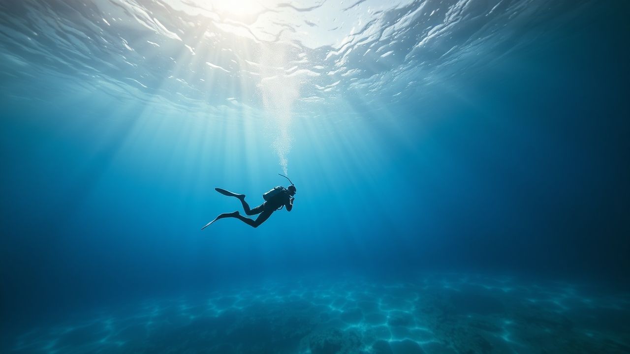 Verdant Freediver Blue Abyss Serenity