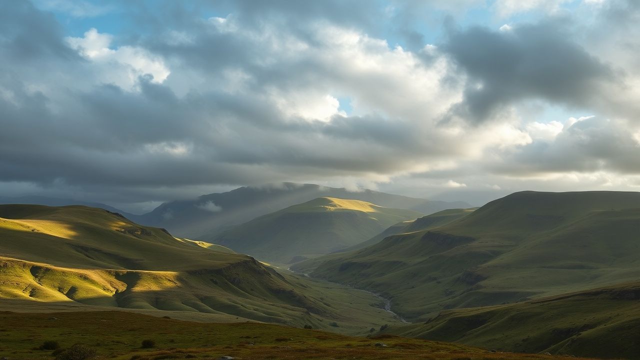 Pristine Scottish Highlands Rolling Drama