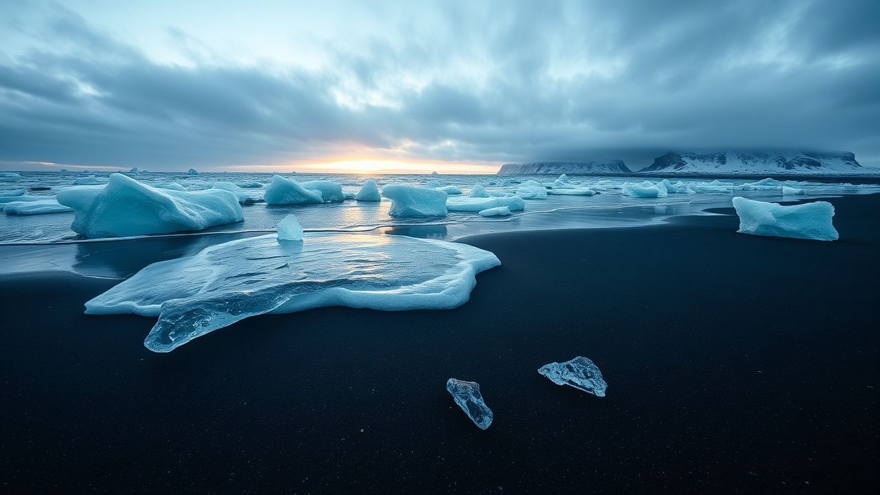 Sprawling Iceland Diamond Beach