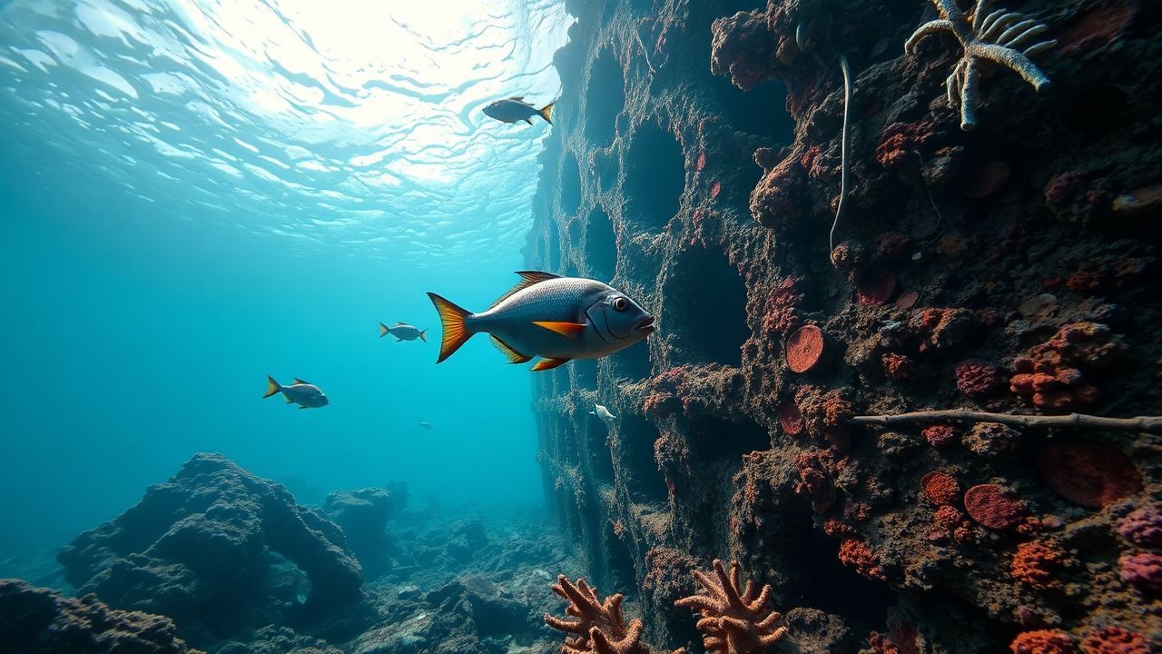 Wondrous Shipwreck Coral Encrusted