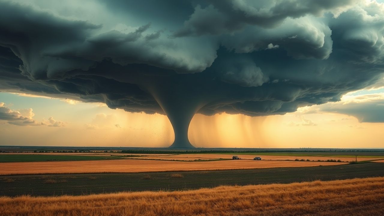 Wondrous Tornado Supercell Structure Drama