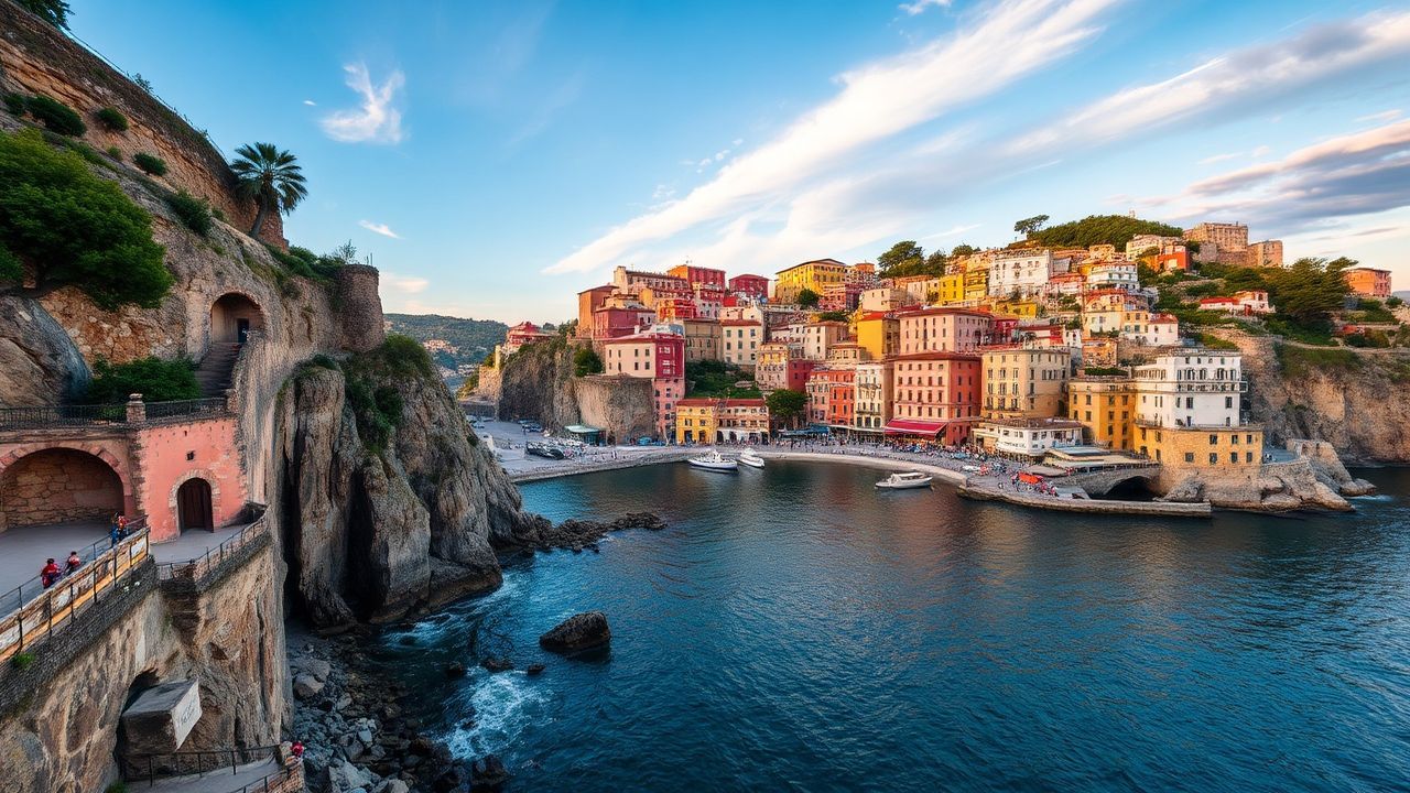 Spectacular Amalfi Coast Coast Colorful Drama