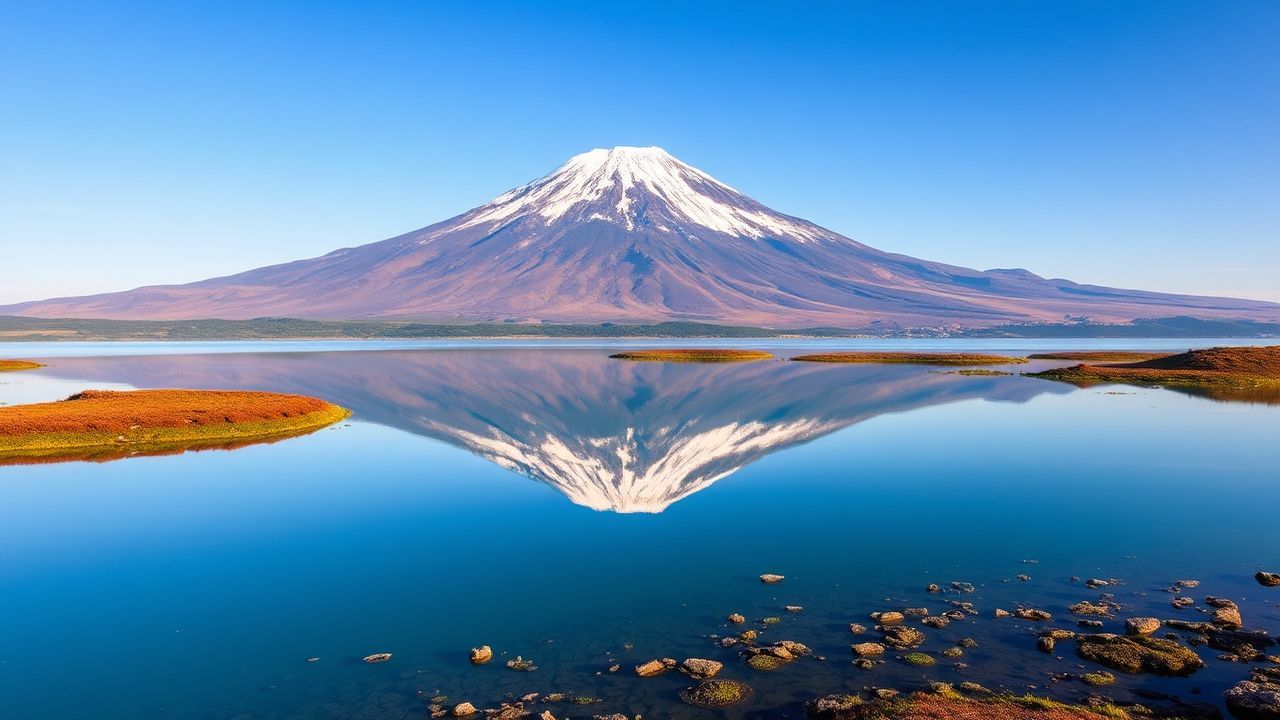 Exquisite Mt. Fuji Mount Lakes Reflections