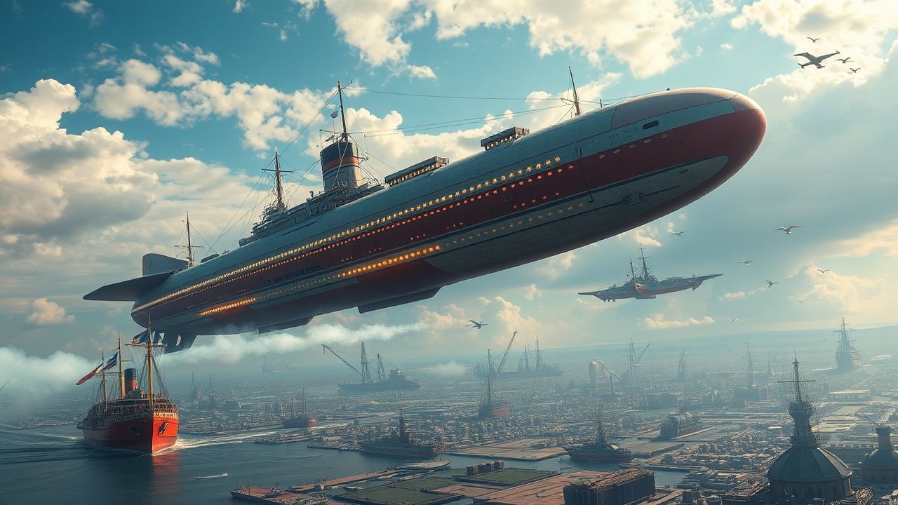 Celestial Airship Fleet Victorian