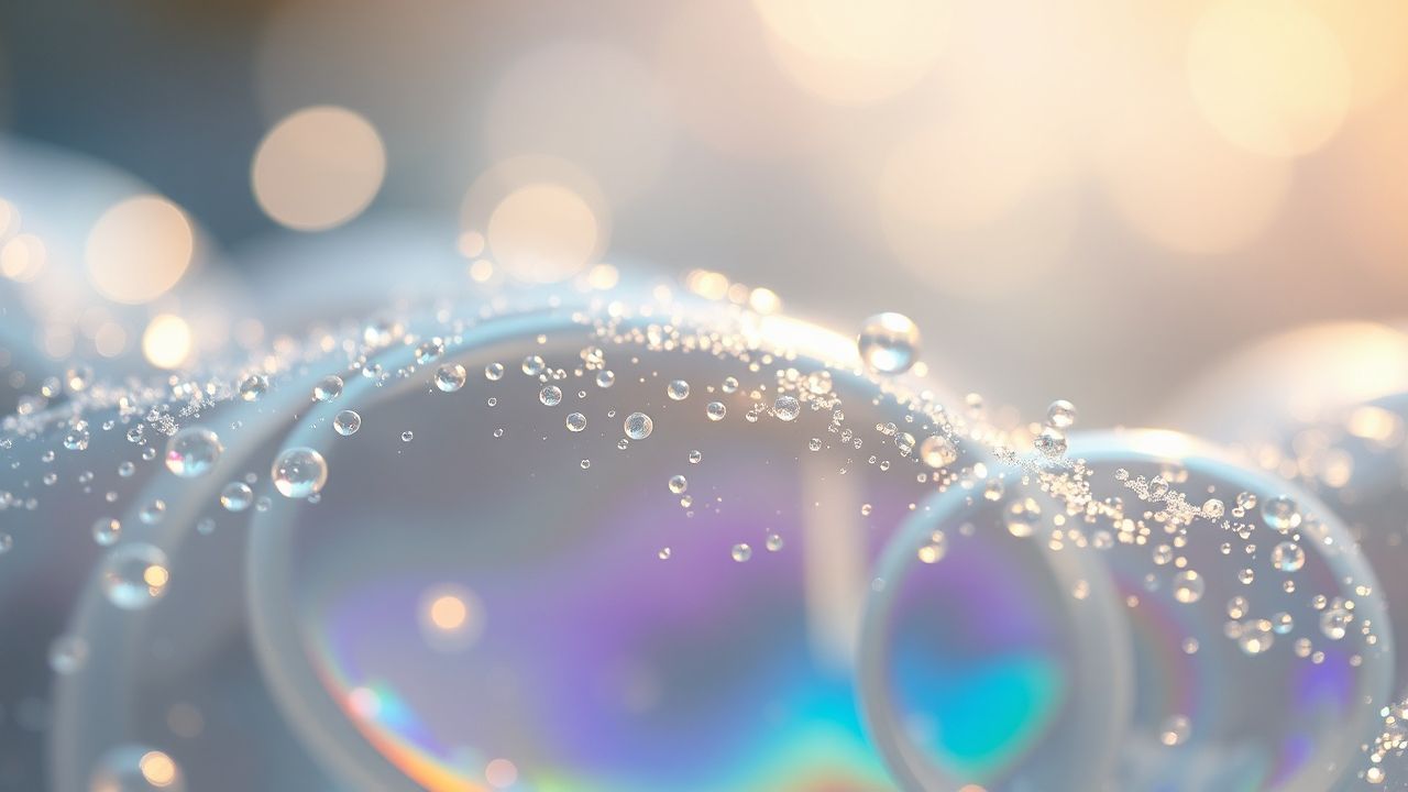 Towering Soap Bubble Interference