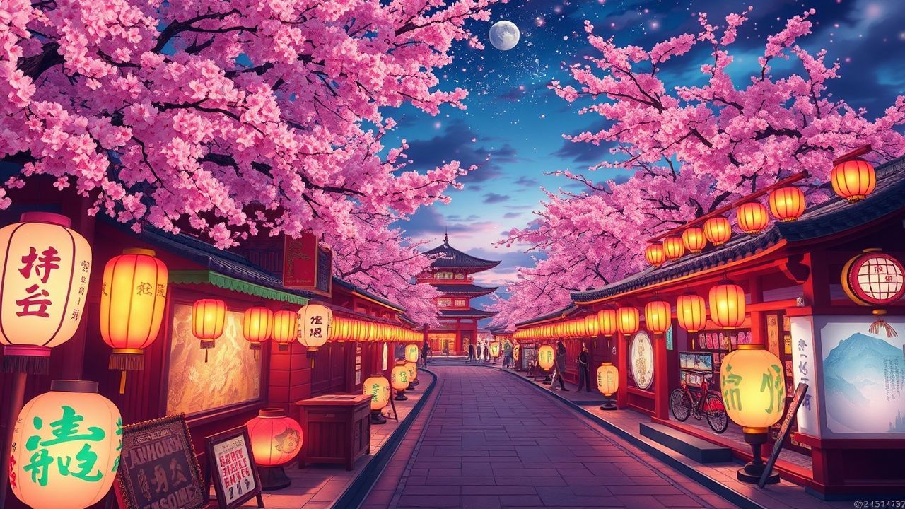 Enchanting Cherry Blossom Festival Magic