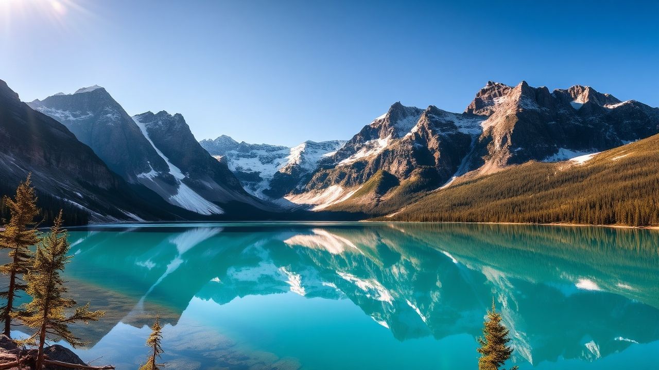 Breathtaking Canadian Rockies Moraine Reflections