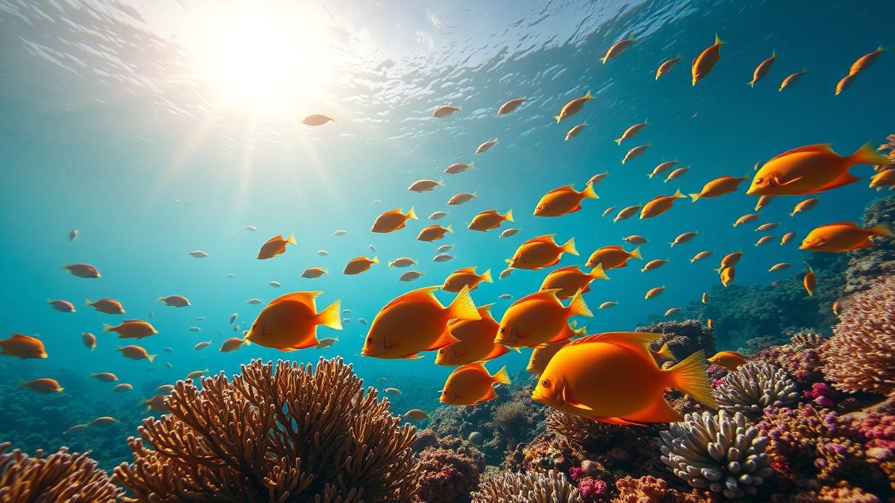 Enchanting Coral Reef Vibrant