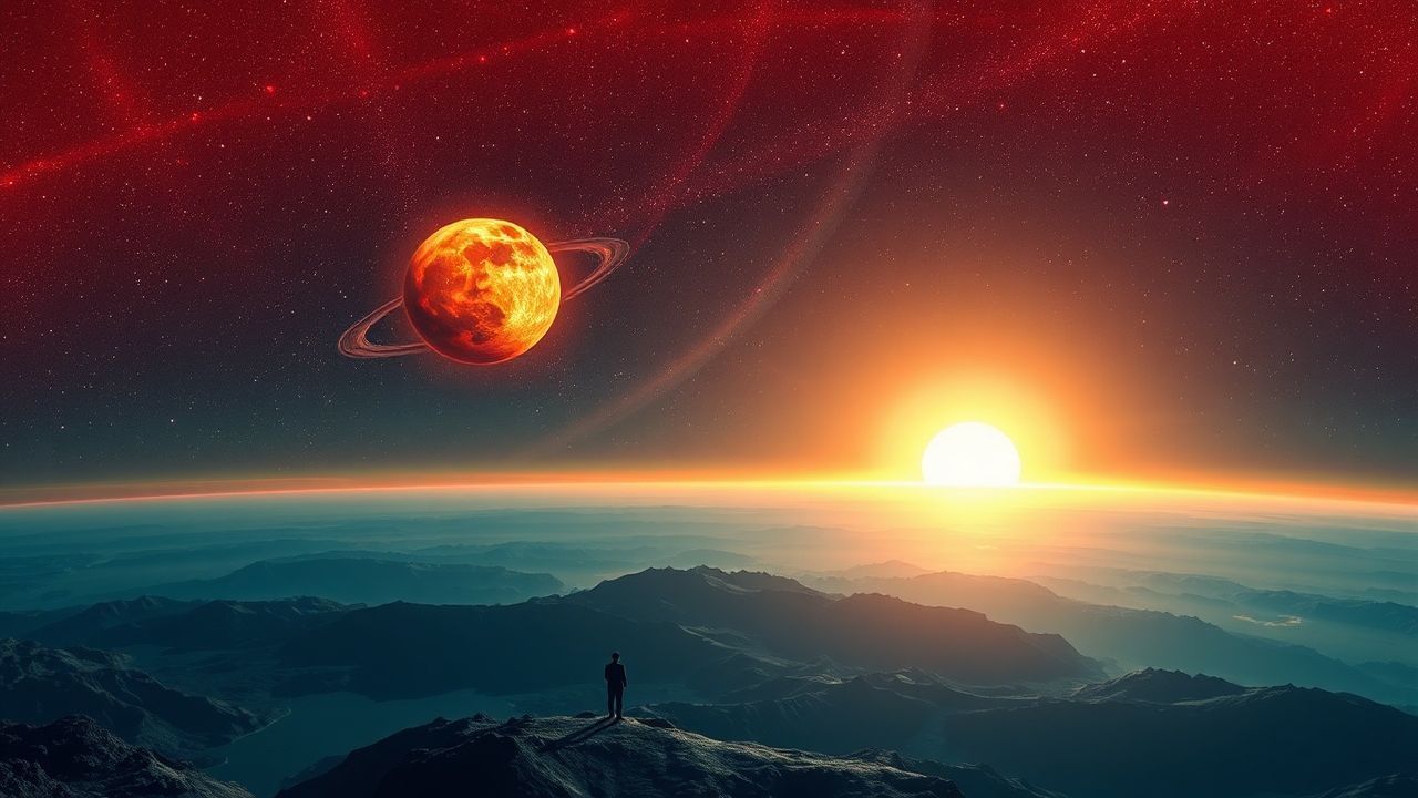 Brilliant Binary Star System