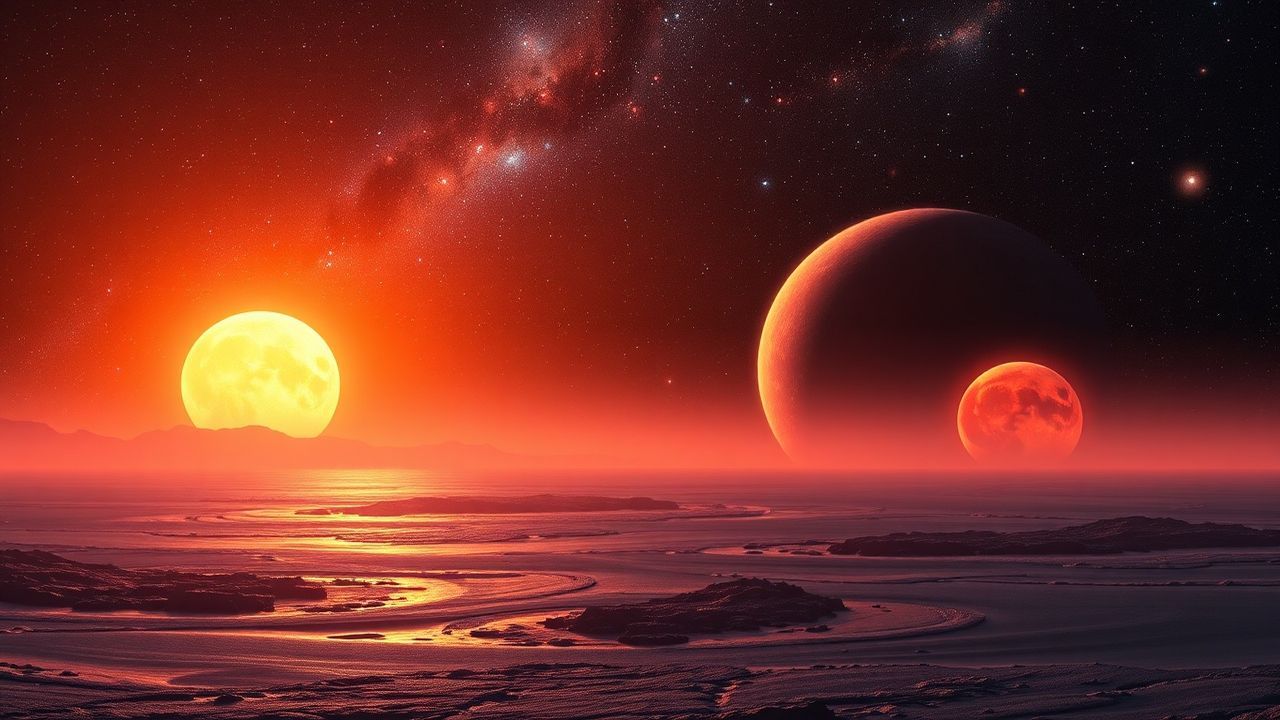 Delicate Binary Star System