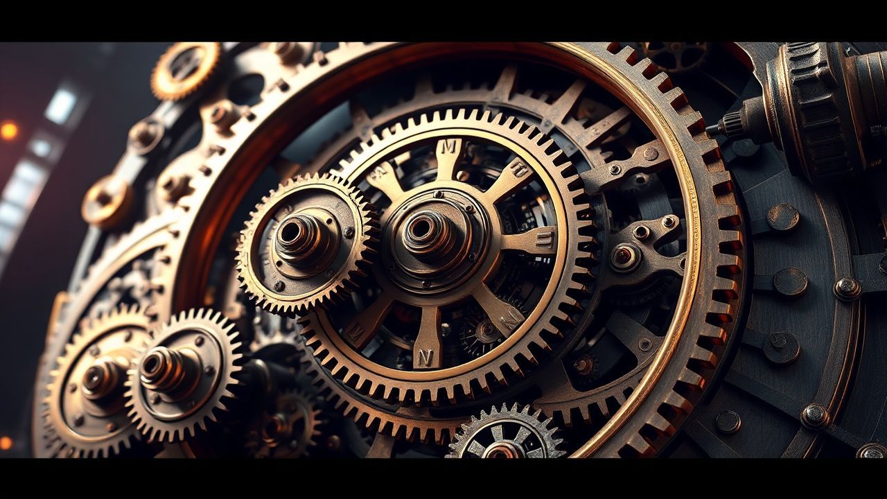 Stunning Clockwork Mechanism Gears