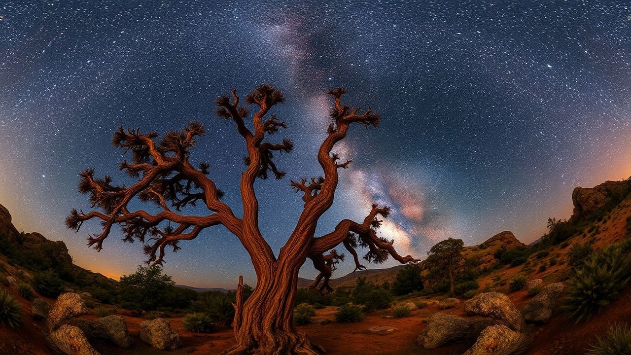 Serene Milky Way Core Ruins