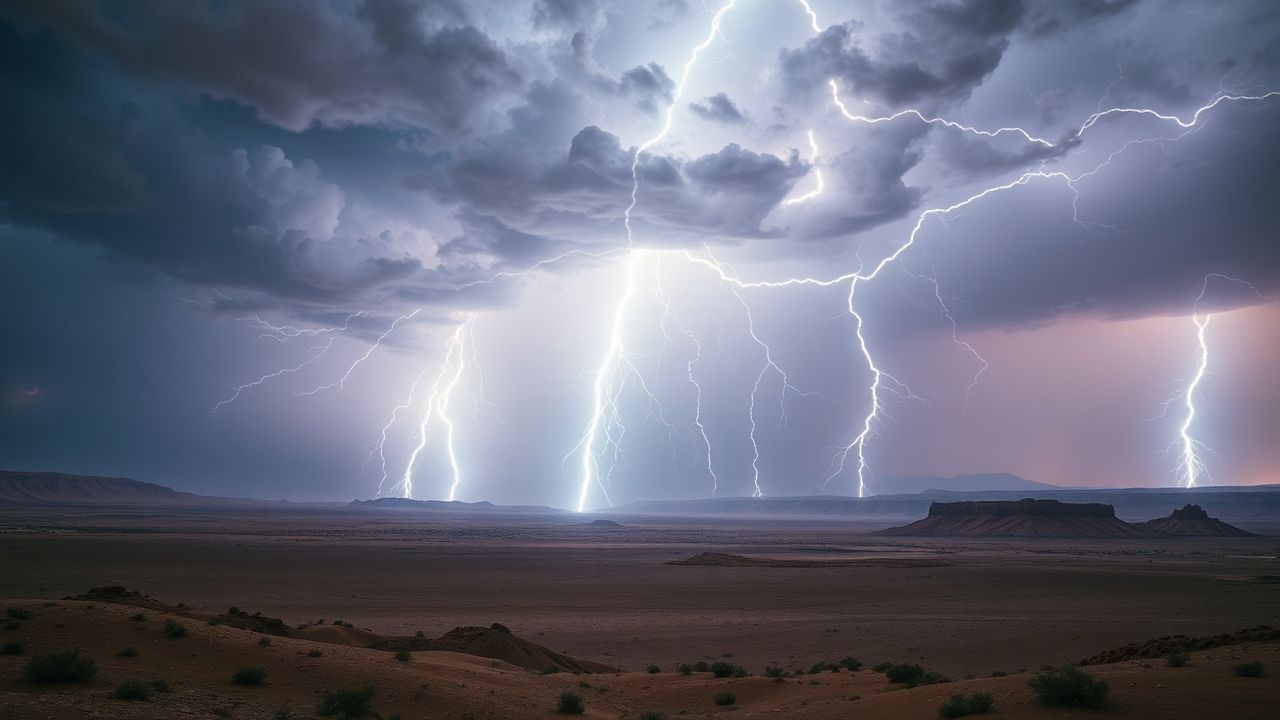 Arcane Lightning Multiple Bolts Storm