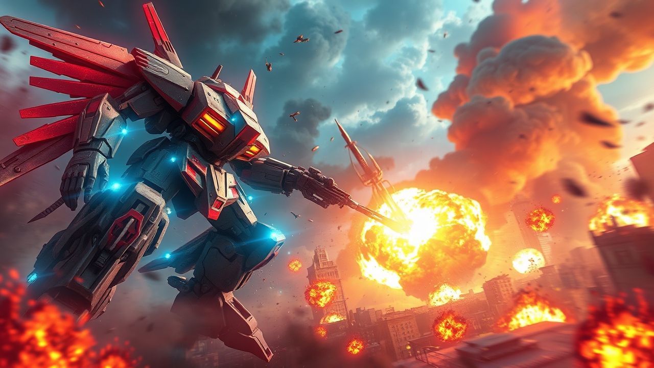 Spectacular Mech Battle Giant