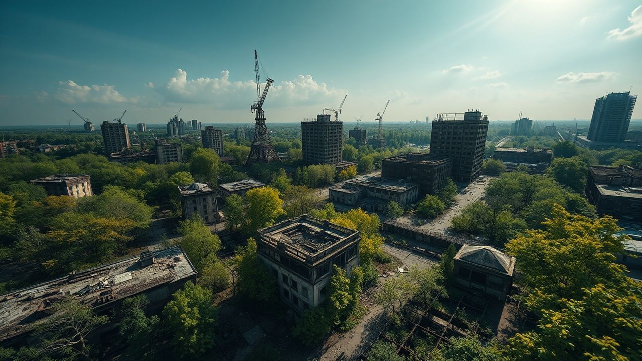 Lustrous Chernobyl Nature Reclaiming