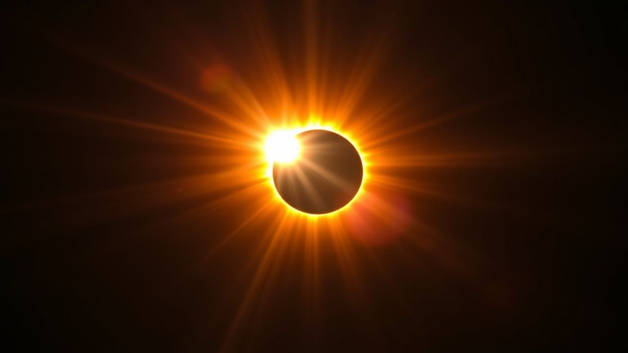Celestial Total Solar Eclipse