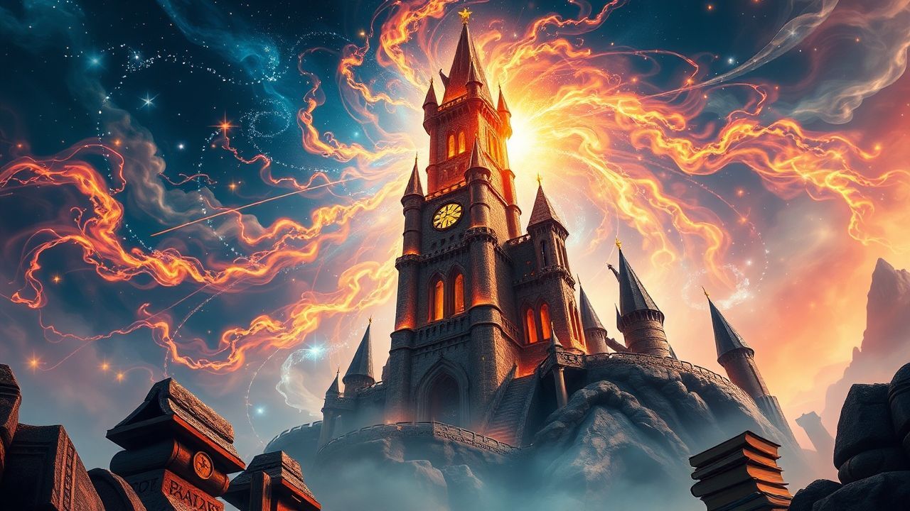 Dazzling Wizard Tower Energy Magic