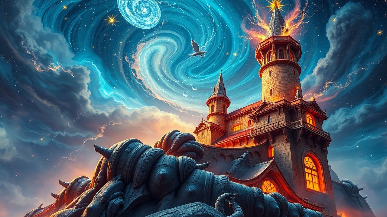 Striking Wizard Tower Energy Magic