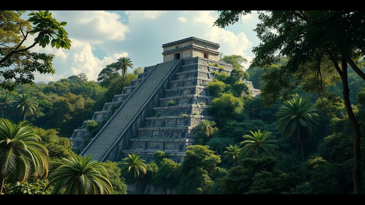 Legendary Mayan Pyramid Jungle Ruins