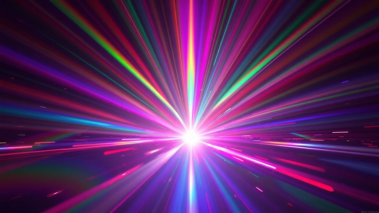 Ethereal Prismatic Light Rainbow Crystal