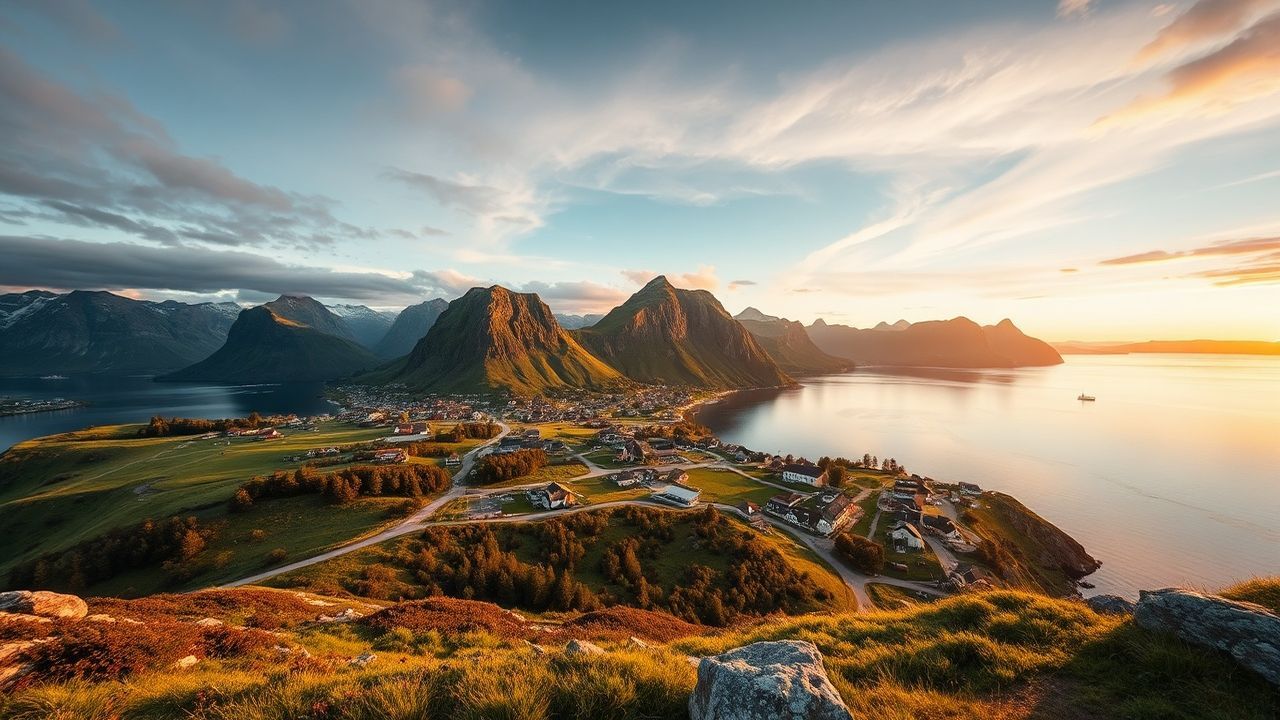 Ornate Norway Lofoten Islands Drama