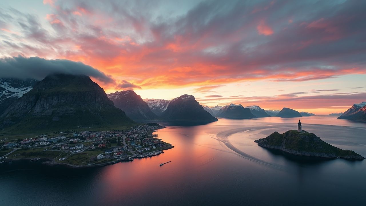 Dreamlike Norway Lofoten Islands Drama