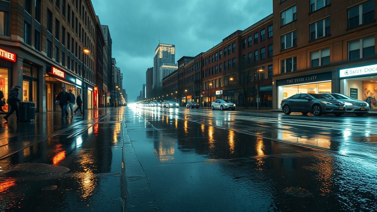 Remarkable Street Reflections Lights in the Rain