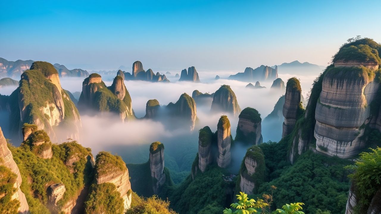 Mystical China Zhangjiajie Avatar in the Mist