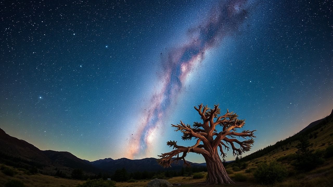 Dazzling Milky Way Core Ruins