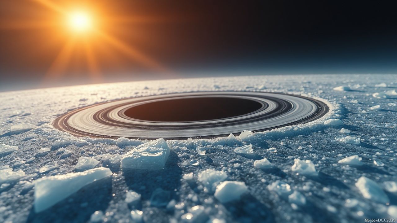 Captivating Saturn Rings Edge