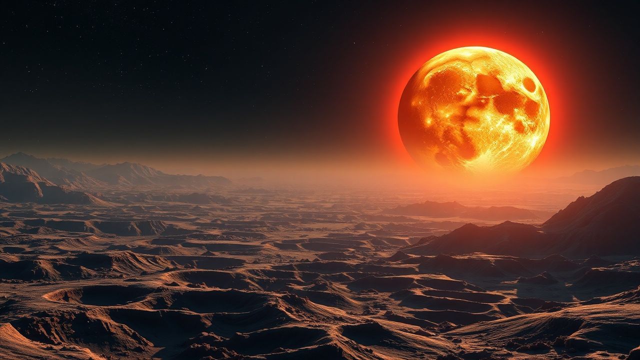 Mesmerizing Lunar Colony Earth