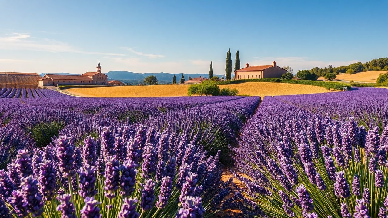 Phenomenal Provence Lavender Farmhouse in Summer