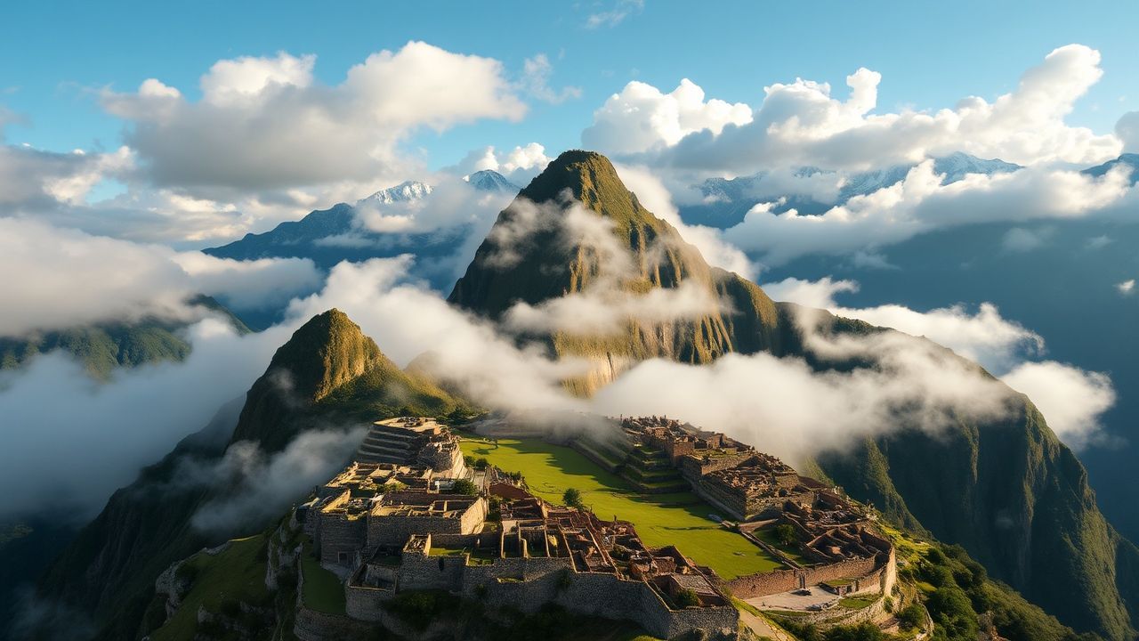 Mystical Machu Picchu Picchu Clouds