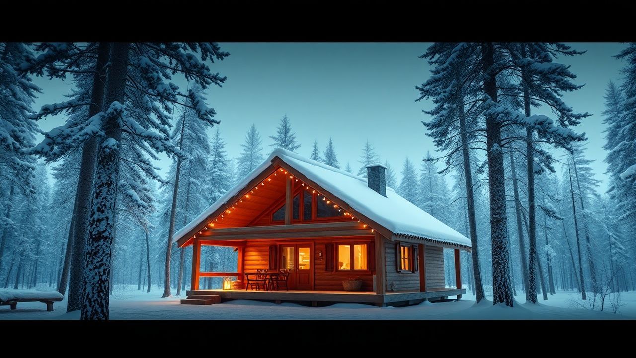 Fierce Scandinavian Cabin Isolation in Winter