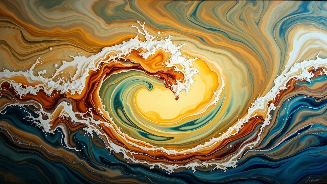 Exquisite Resin Art Ocean
