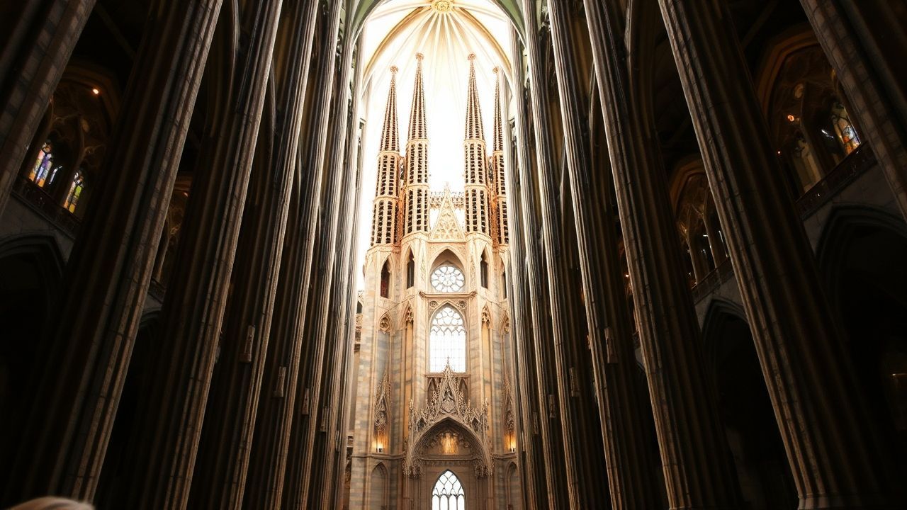 Cosmic Sagrada Familia Interior