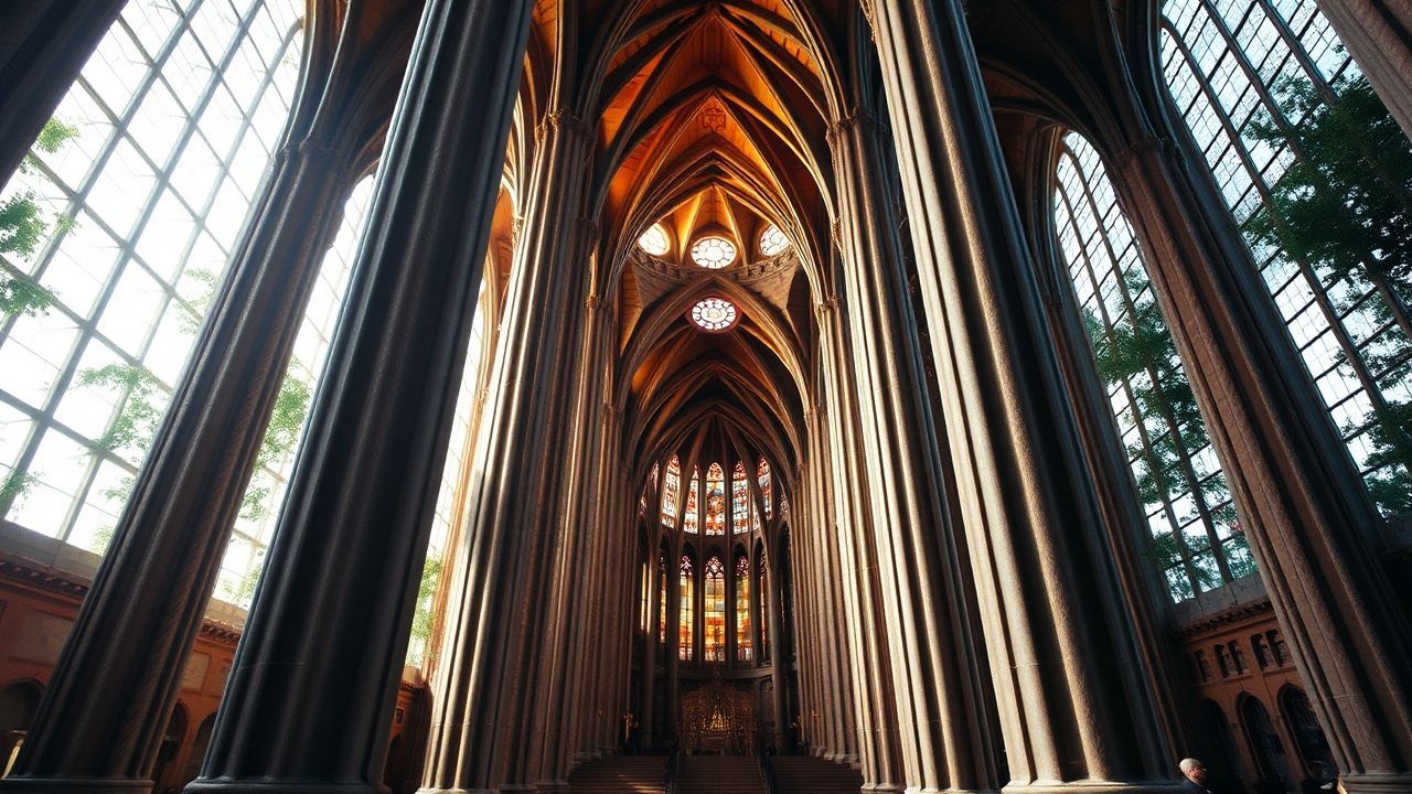 Resplendent Sagrada Familia Interior