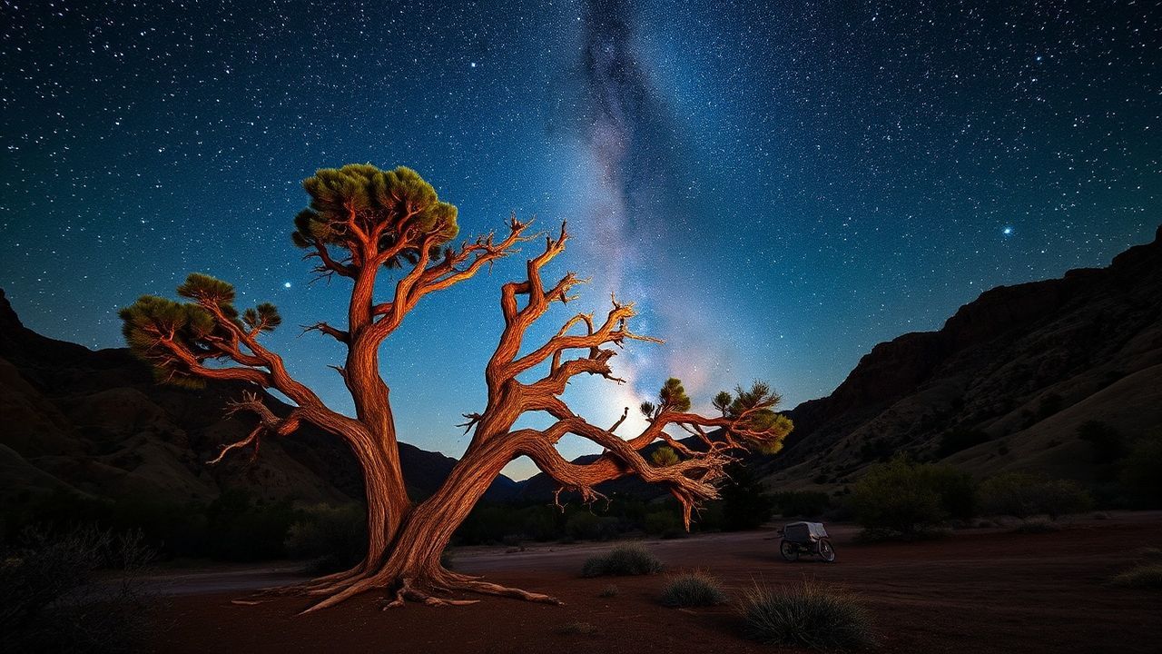 Celestial Milky Way Core Ruins