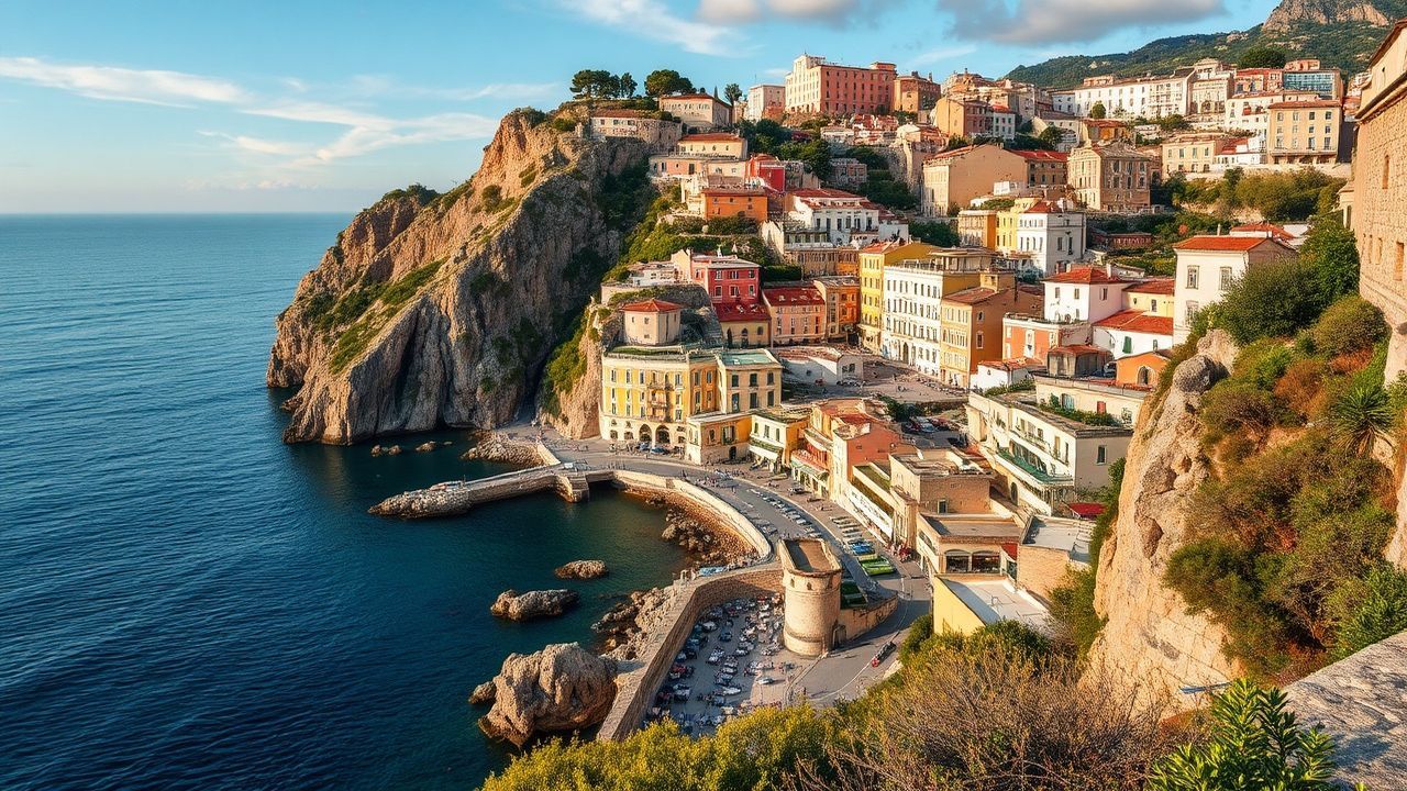 Cosmic Amalfi Coast Coast Colorful Drama