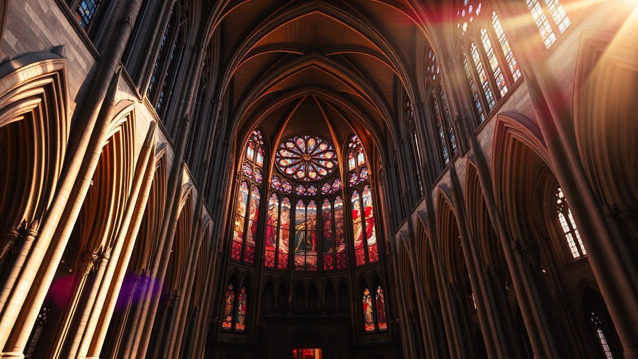 Stellar Gothic Cathedral Buttresses Drama