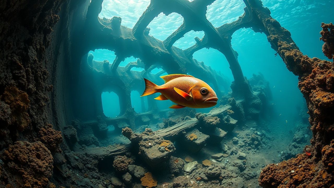 Infinite Shipwreck Coral Encrusted