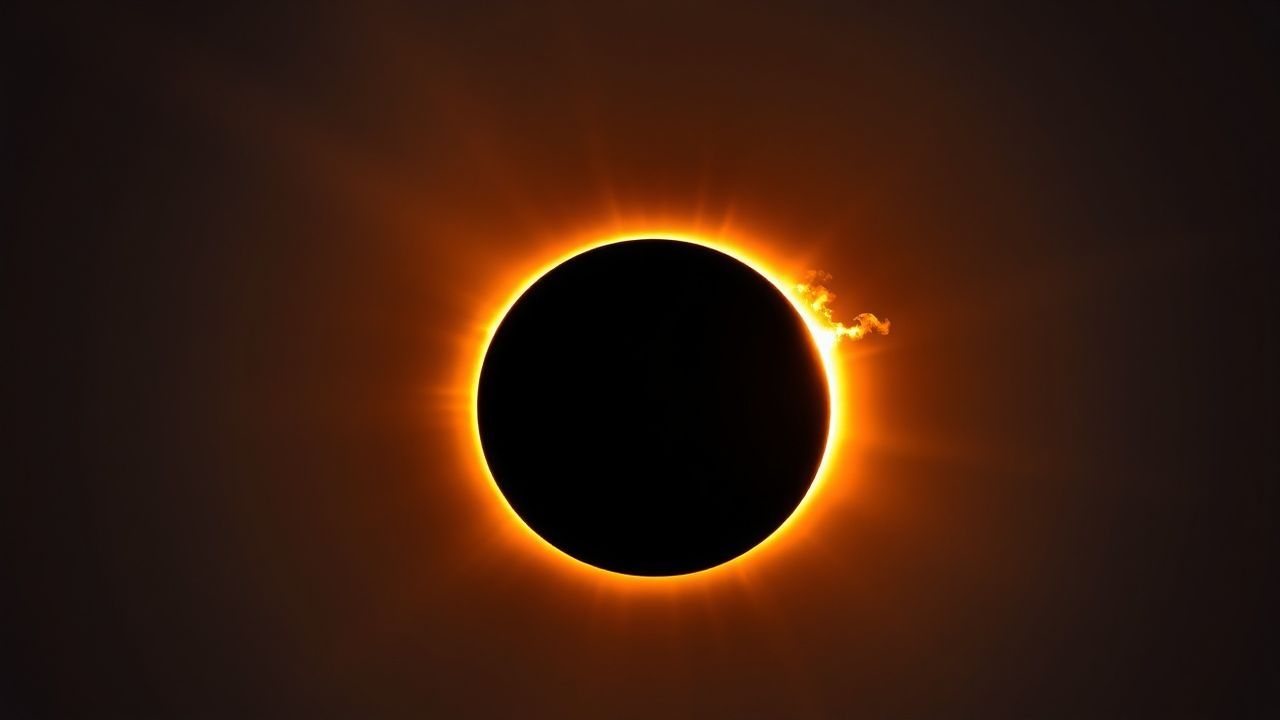 Luminous Total Solar Eclipse