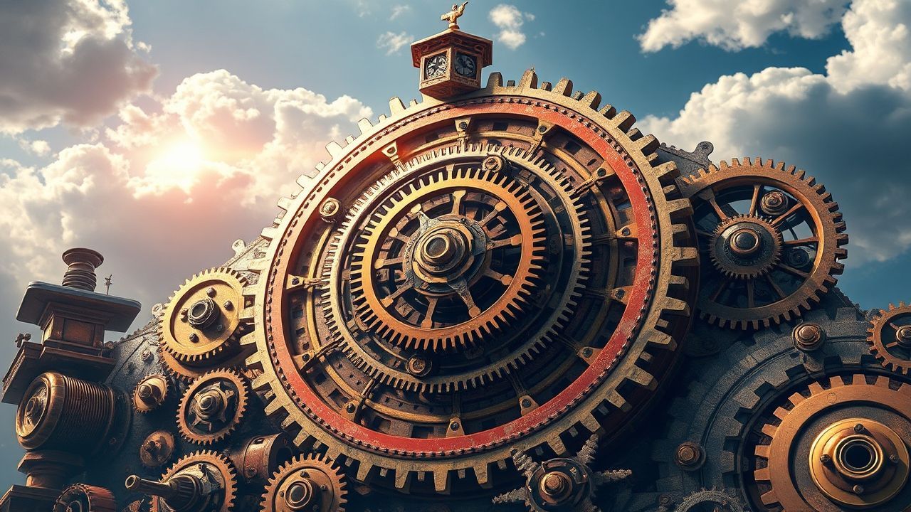 Ethereal Clockwork Mechanism Gears