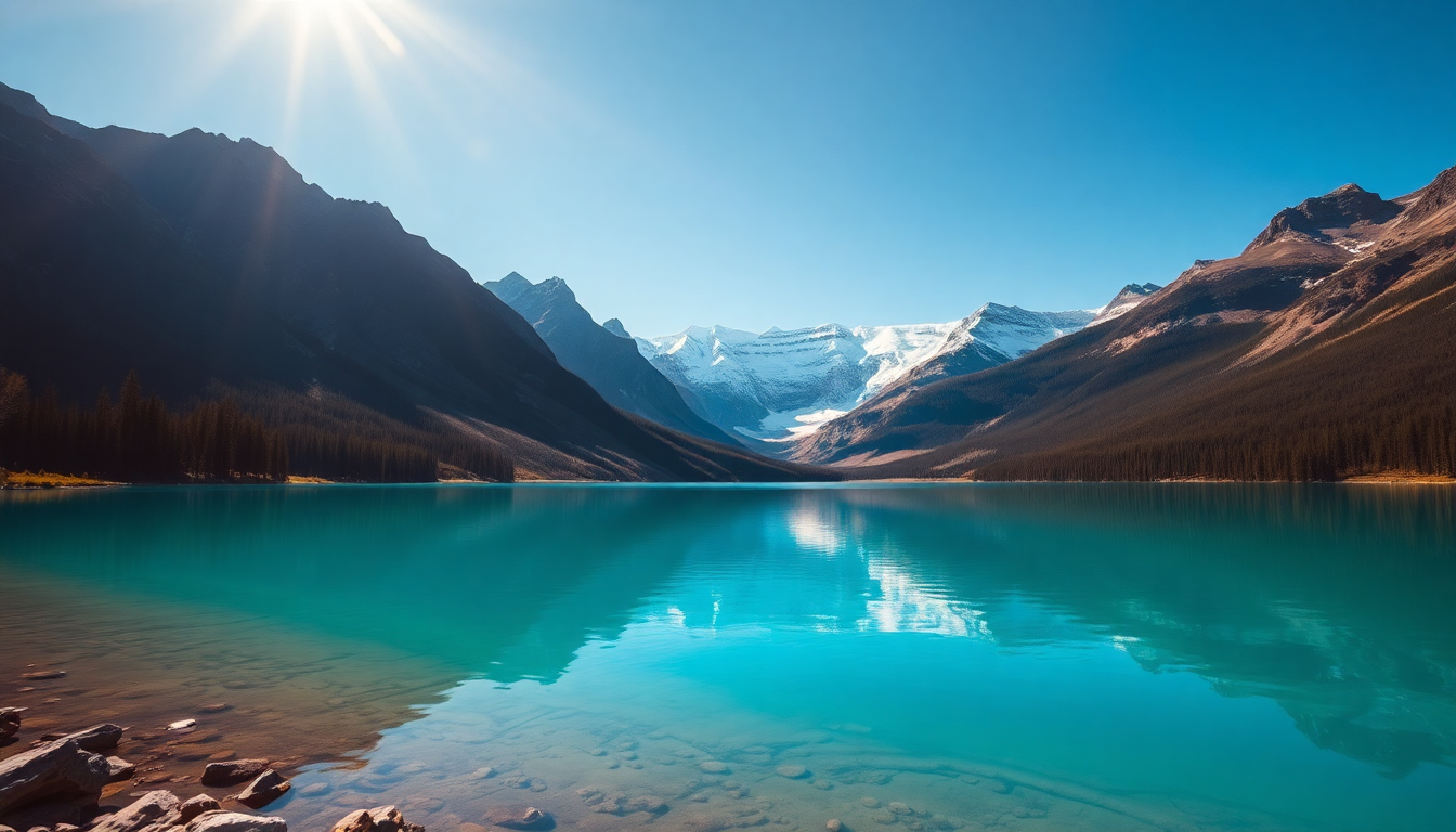 Verdant Canadian Rockies Moraine Reflections