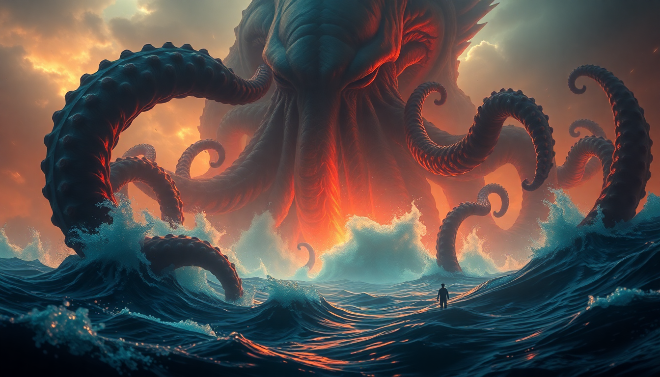 Arcane Cthulhu Rising Tentacles Storm