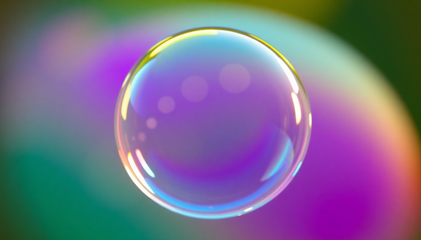 Vivid Soap Bubble Interference