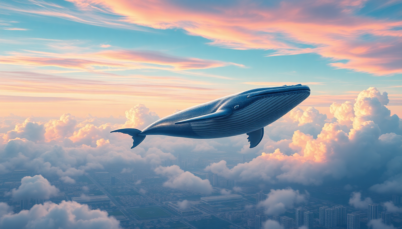 Sweeping Whale Flying City