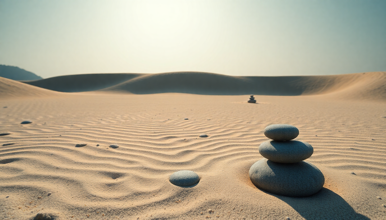Haunting Japan Zen Garden Serenity