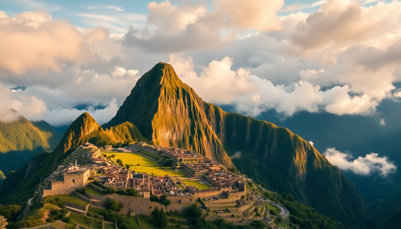 Captivating Machu Picchu Picchu Clouds